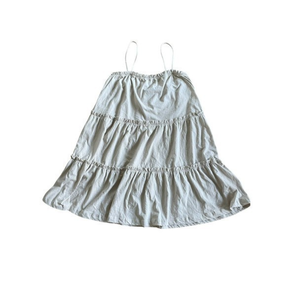 Asos Design Womens Tier Ruffle Spaghetti‎ Strap Dress US 8